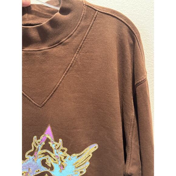 Boys Lie Goodbye And Good Riddance Brown Tie Dye Crewneck Size S/M 100% Cotton - Picture 4 of 7